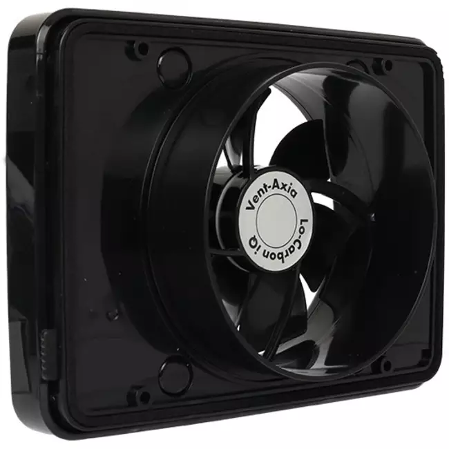 Vent-Axia Lo-Carbon iQ bathroom extractor fan Fresh Intellivent BLACK Ø100 - 125 mm