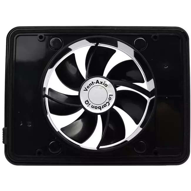Vent-Axia Lo-Carbon iQ bathroom extractor fan Fresh Intellivent BLACK Ø100 - 125 mm