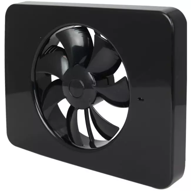 Vent-Axia Lo-Carbon iQ bathroom extractor fan Fresh Intellivent BLACK Ø100 - 125 mm