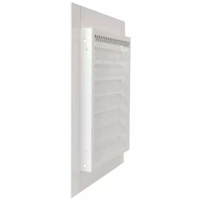 Metal grille industrial 300x300mm white - MRF3030