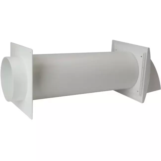 Through-wall ventilation kit SPK3 Ø100mm with check valve