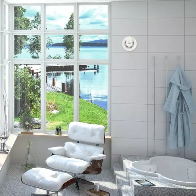 Vent Axia bathroom extractor fan Svara with humidity and light sensor Ø100 - 125mm (app-controlled)