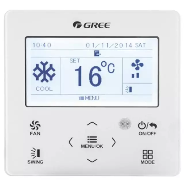 Tosot Premium touchscreen controls RAC-Multi