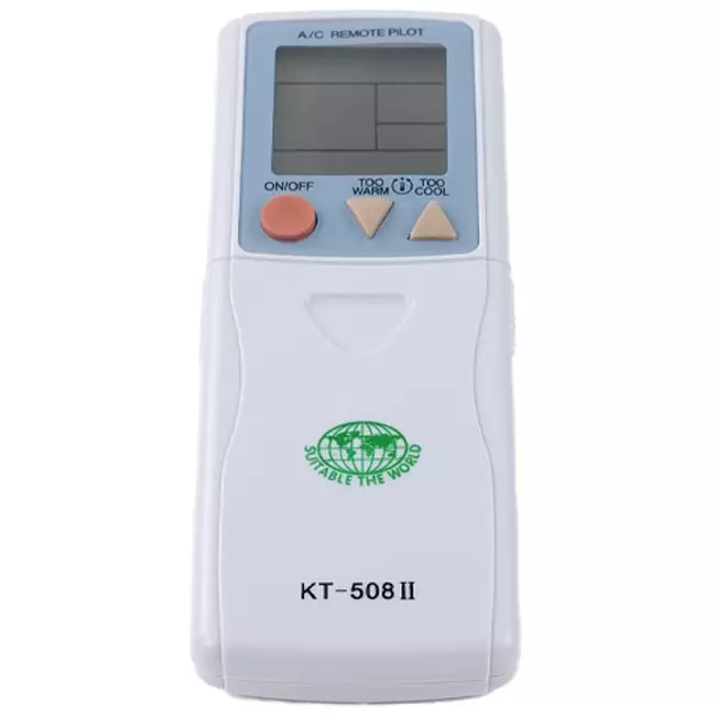Universal remote control for air conditioners