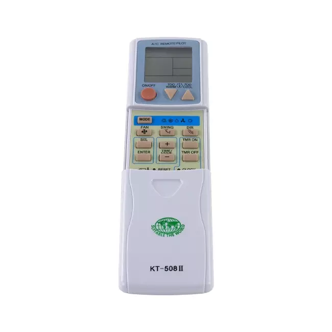 Universal remote control for air conditioners