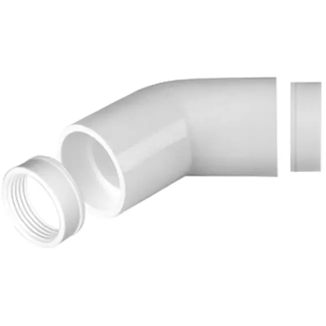 Plastic 45 ° bend Ø 20mm