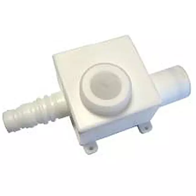 Sauermann Siphon for condensate drainage.