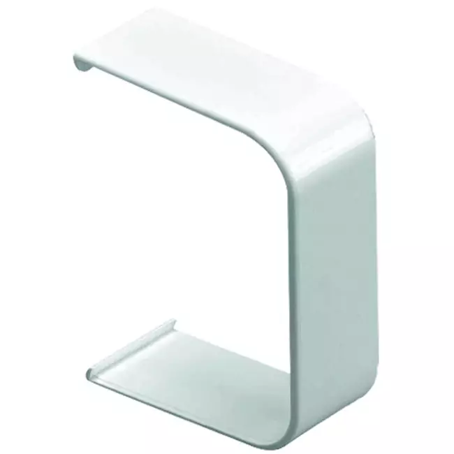 Climaplus air conditioning duct Connection connector 125x75mm RAL 9010 WHITE