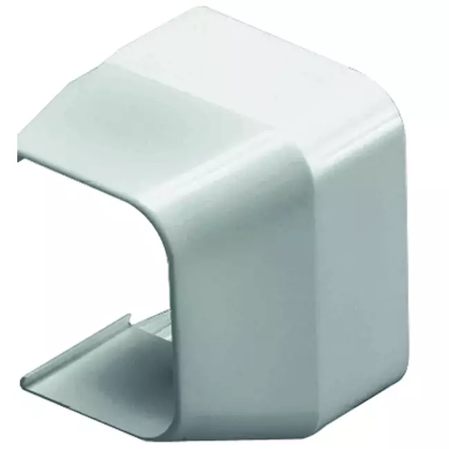 Climaplus air conditioning duct Reducer from 125x75 to 90x65mm RAL9010 WHITE
