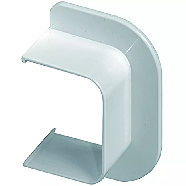 Climaplus air conditioning duct wall rosette 90x65mm RAL 9010 WHITE