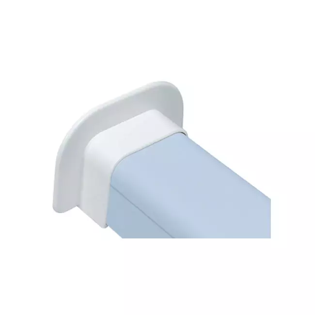 Climaplus air conditioning duct Muurrosette flat 125 x 75mm RAL 9010 WHITE