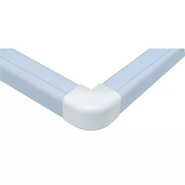 Climaplus air conditioning duct Outer bend 90x65mm RAL 9010 WHITE