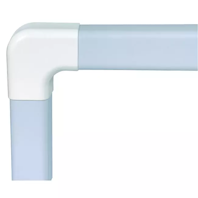 Climaplus air conditioning duct Flat bend 70x55mm RAL 9010 WHITE