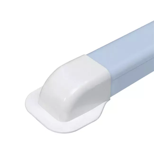 Climaplus air conditioning duct wall cap 70x55mm RAL 9010 WHITE