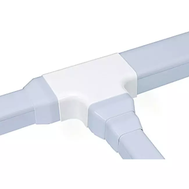 Climaplus air conditioning duct T-piece for duct 90x65mm RAL 9010 WHITE