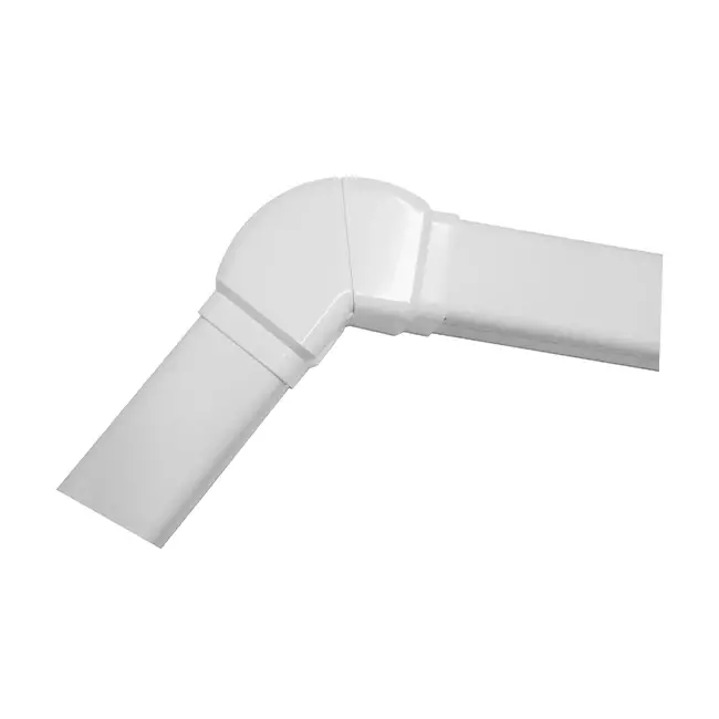 Climaplus air conditioning duct Adjustable bend 90x65mm RAL 9010 WHITE
