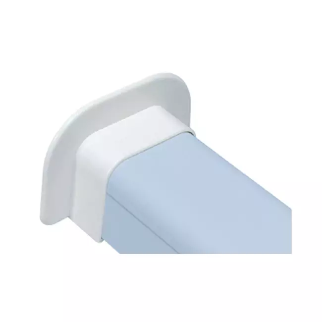 Climaplus air conditioning duct wall rosette 90x65mm RAL 9010 WHITE