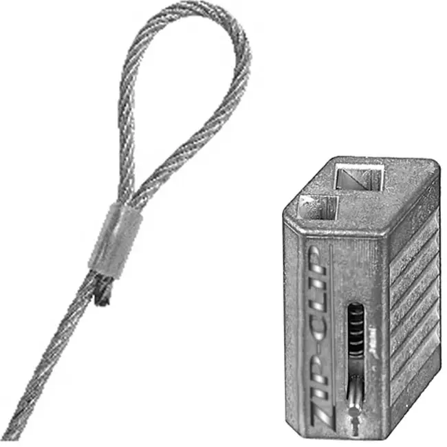 Zip Clip self-locking suspension cable 3 meters 50KG