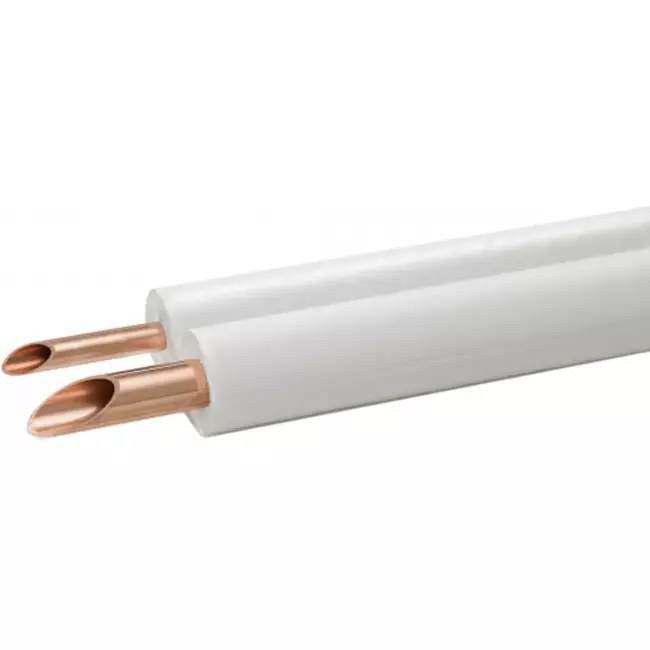 CUPEX insulated double cooling pipe 1/4-1/2, 20 meters