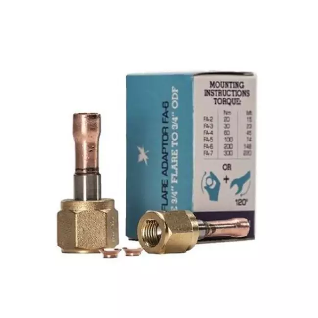 Flexflair FA brazing plug coupling 5/8, + trumpet ring