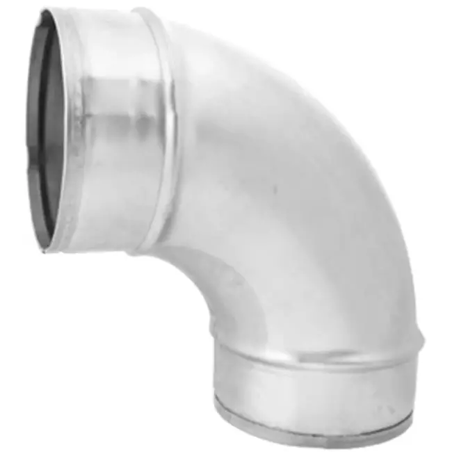 Round spiral bend 90° Ø 80mm
