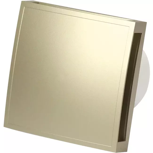 Bathroom extractor fan Ø 100 mm gold - design T100G