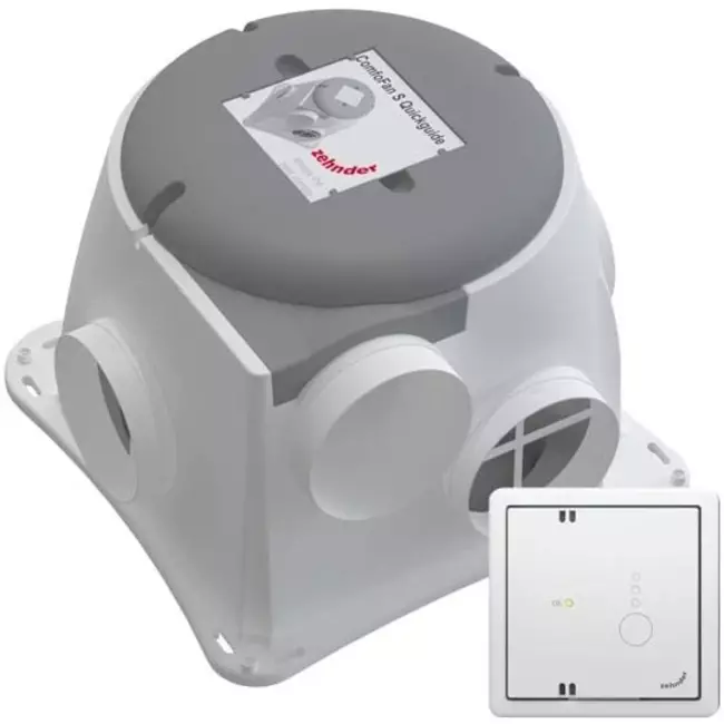 Zehnder ComfoFan Silent 460 m³/h + CO2 sensor - grounded plug