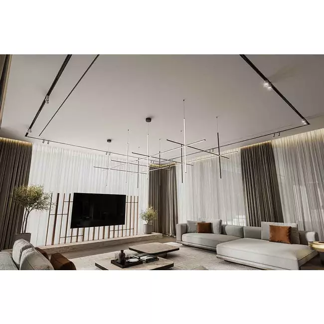 Ergovent plasterable frameless linear grille 1050 mm with 75 mm connection diameter - modular - 1 slot
