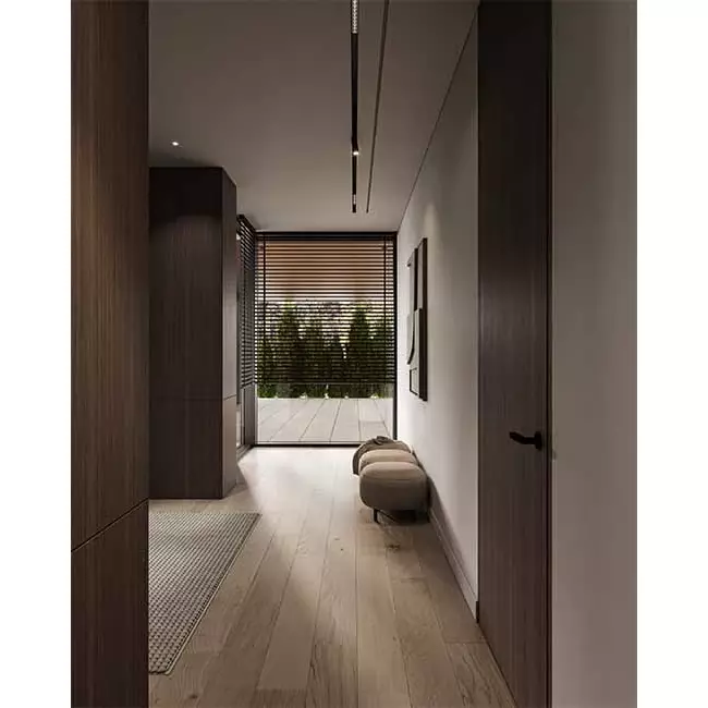 Ergovent plasterable frameless linear grille 1050 mm with 75 mm connection diameter - modular - 1 slot