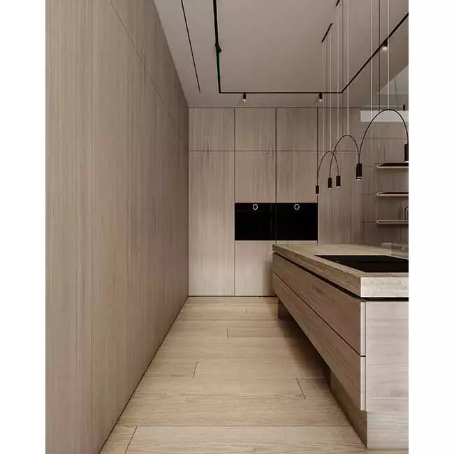 Ergovent plasterable frameless linear grille 1050 mm with 75 mm connection diameter - modular - 1 slot