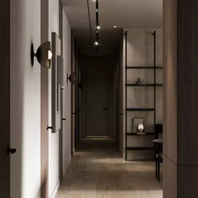 Ergovent plasterable frameless linear grille 1050 mm with 75 mm connection diameter - modular - 1 slot