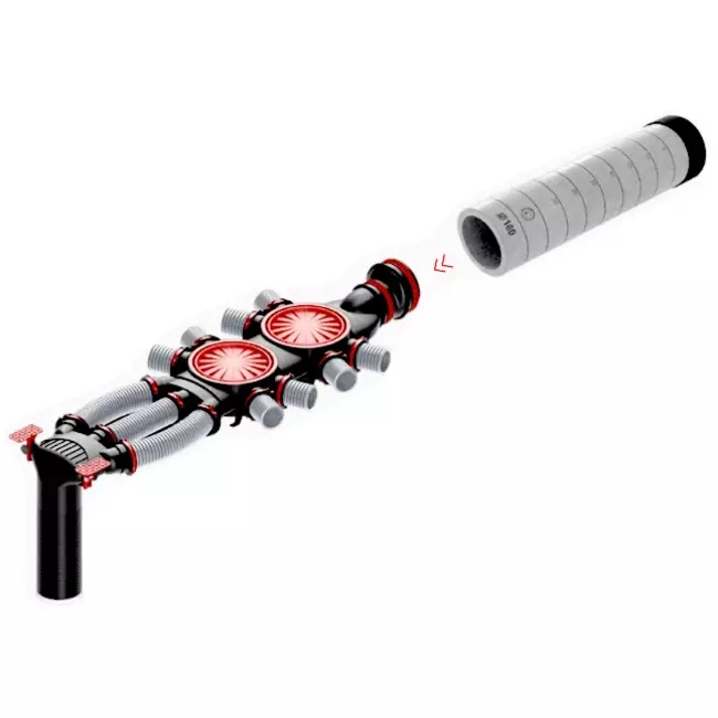 Heatpex Aria main side connector (125/160 mm)