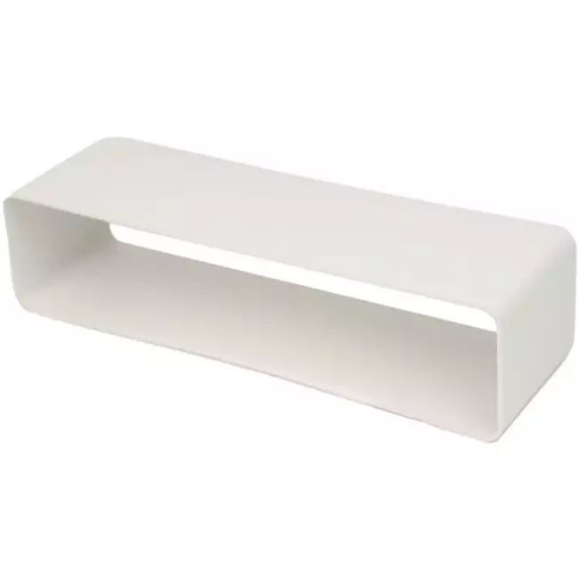 Plastic female coupler rectangular 220x90 mm - KSF29