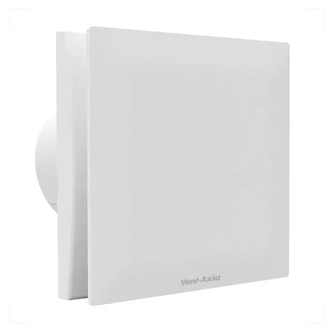 Vent Axia silent bathroom extractor fan Ø100 mm - With timer and humidity sensor - Vent Axia Mute 100 HTN