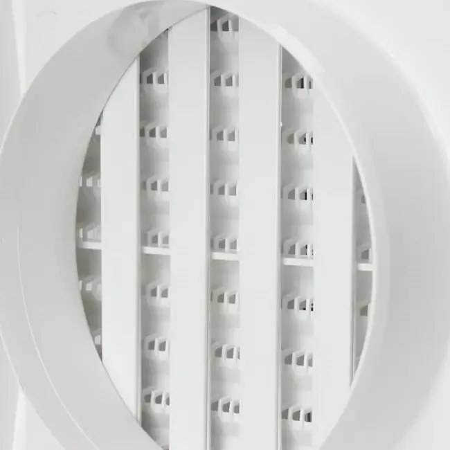 Wall grille adjustable 190x190 diameter: 125 white  - ND12R