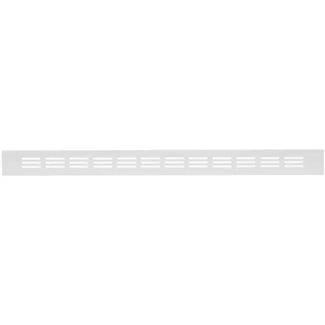 Skirting diffuser aluminium - white L=500mm x H=40mm -RA450