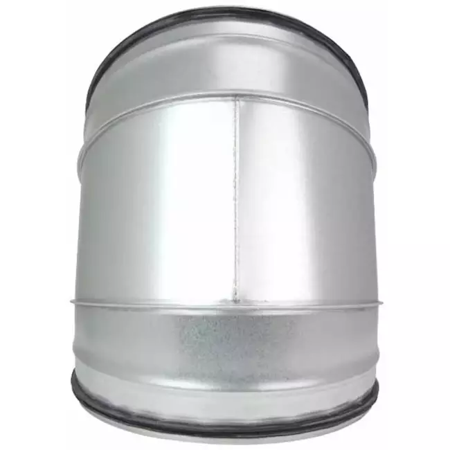Round spiral bend 45° Ø 315mm for spiral duct