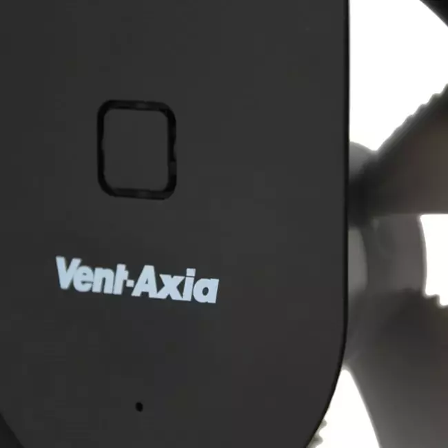 Svara Bathroom Fan with Timer, Humidity and Light Sensor, 100-125 mm (App-Controlled) BLACK