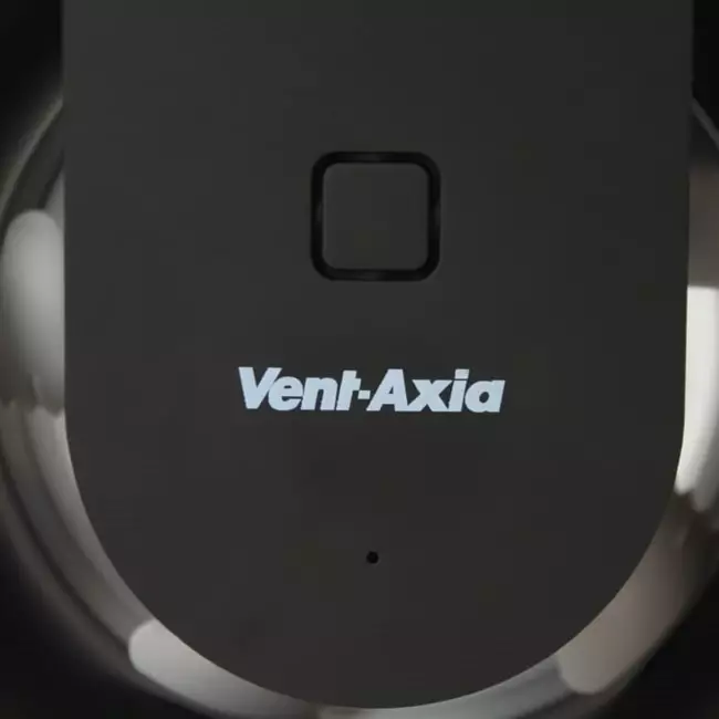 Svara Bathroom Fan with Timer, Humidity and Light Sensor, 100-125 mm (App-Controlled) BLACK