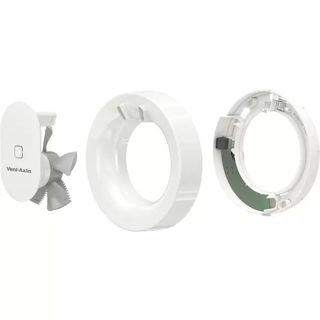 Vent Axia bathroom extractor fan Svara with humidity and light sensor Ø100 - 125mm (app-controlled)
