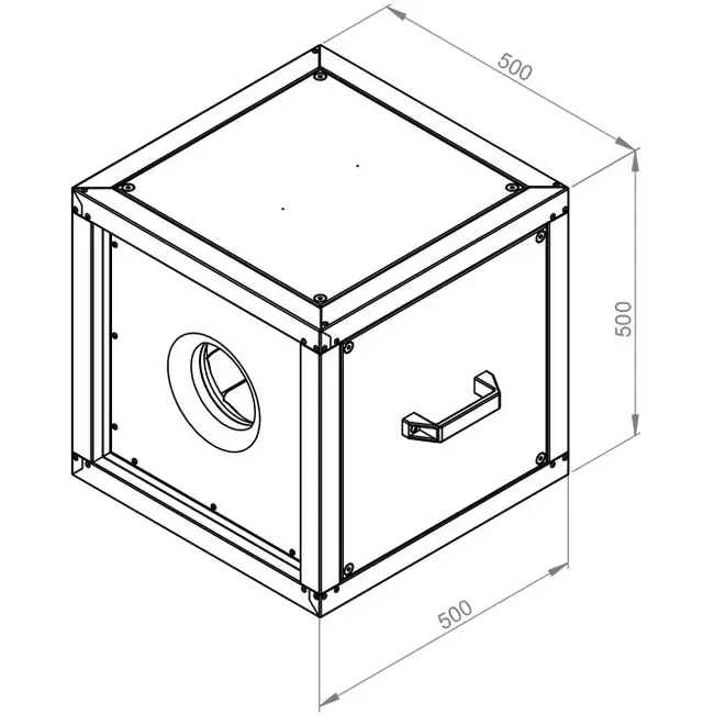 Box fan motor outside airflow - MPC 225 EC T30
