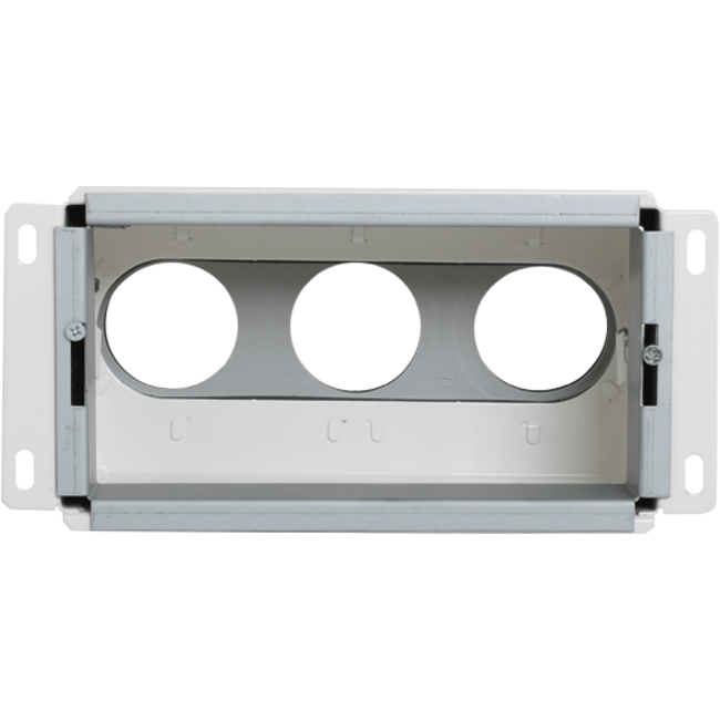Vent-Axia Uniflexplus wall collector rear connection Insulated 3 x Ø69mm for flat duct 200 x 100mm