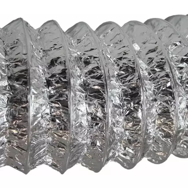 Aludec 125 mm unisulated flexible ducting - 5 m