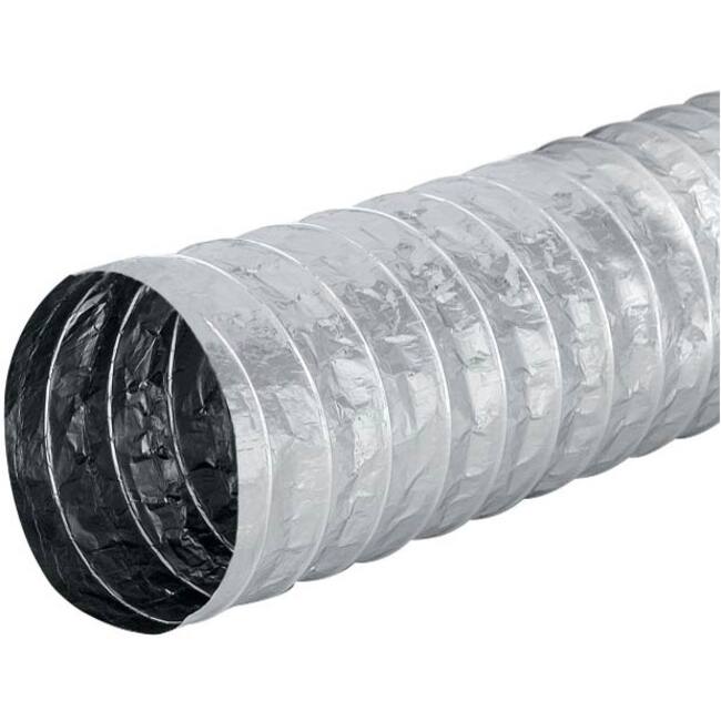 Aludec Ø150 mm uninsulated flexible hose (1 metre)