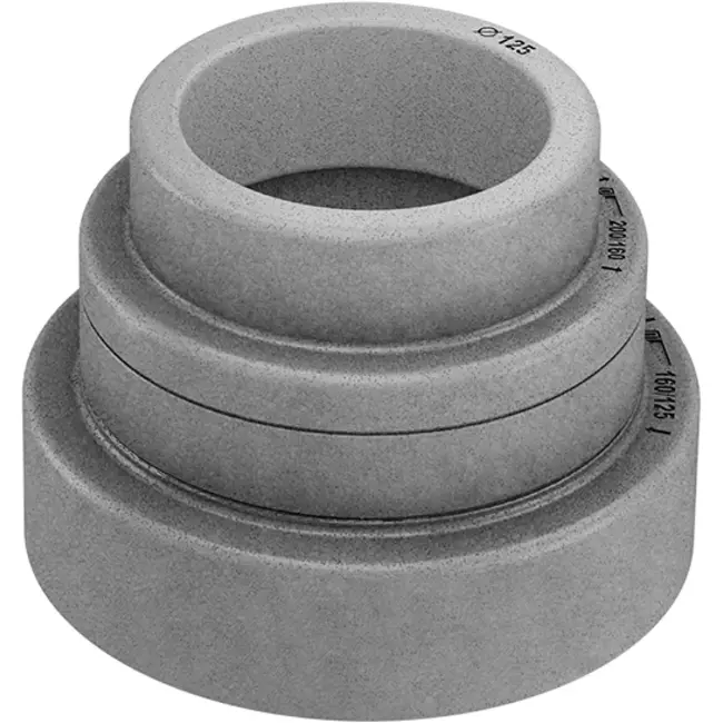 Adapter for insulated pipe 125/160/200mm