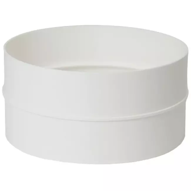 Round plastic connector diameter: 125mm - AS125