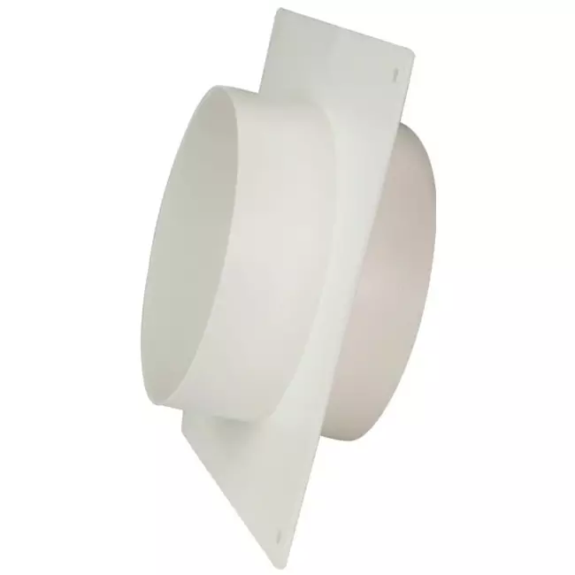 Round plastic wall plate diameter: 125mm AFS125