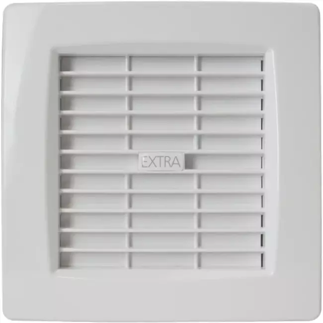 Europlast bathroom extractor fan Ø 100 mm white with automatic shut-off damper - luxury X100Z