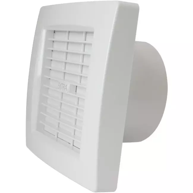 Europlast bathroom extractor fan Ø 100 mm white with automatic shut-off damper - luxury X100Z