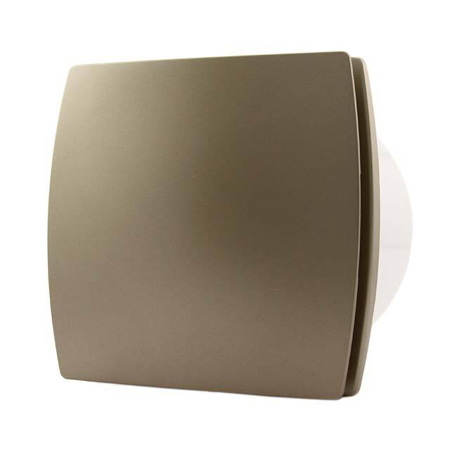 Bathroom extractor fan Ø 100 mm gold - design T100G